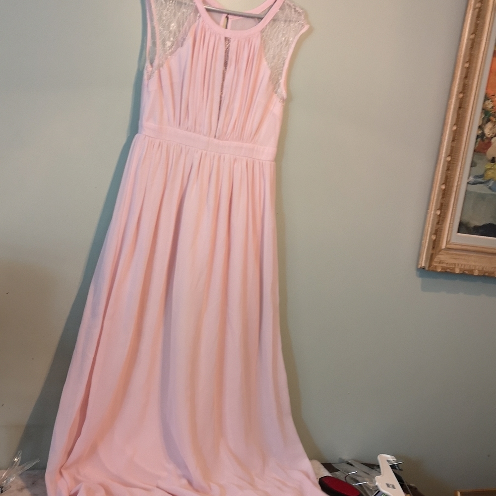 Pink formal dress size large